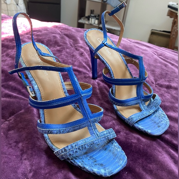 Calvin Klein Shoes - Calvin Klein Valene Strappy Platform Heels Sz 8